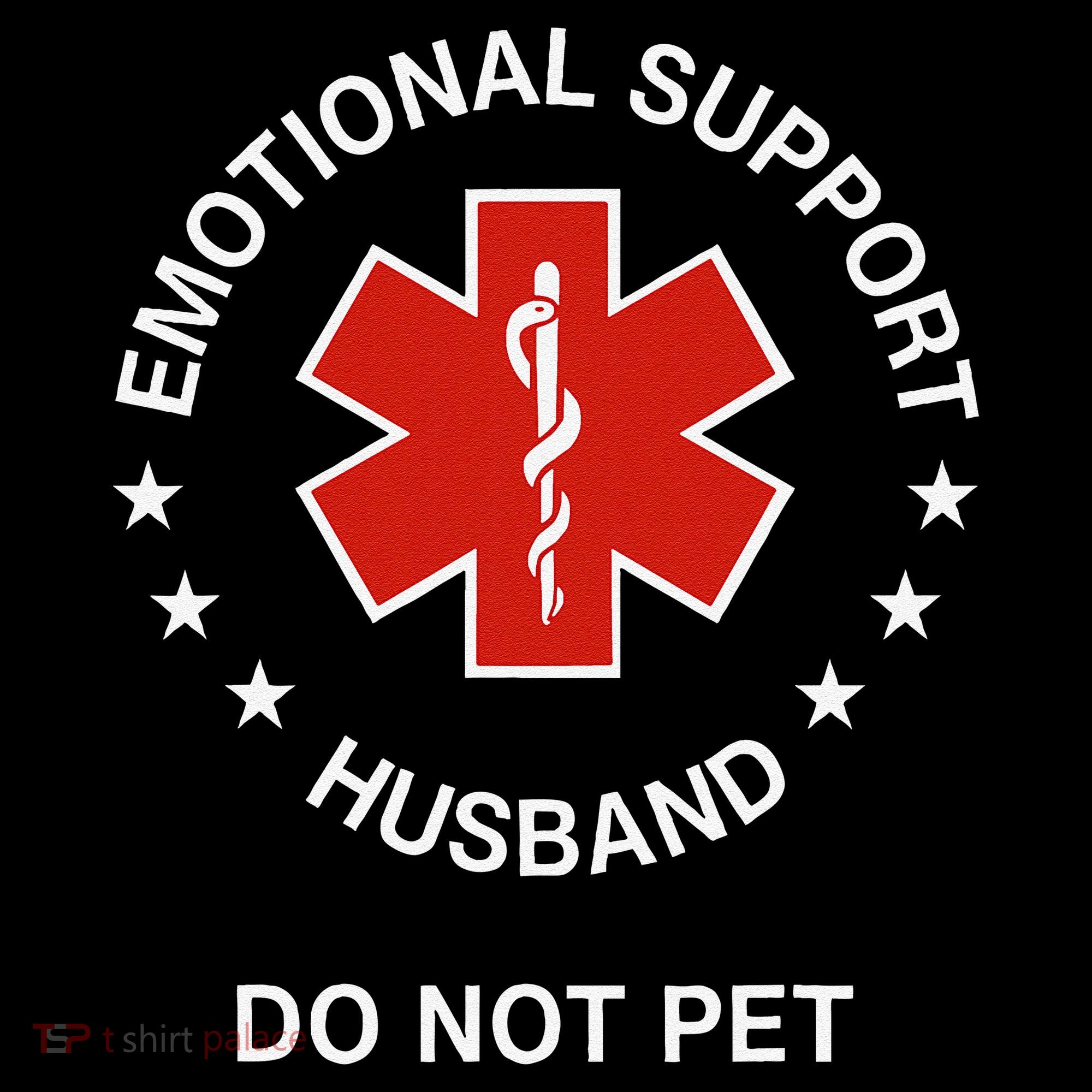 Emotional Support Husband Do Not Pet Funny Husband Dad Joke Coffee Mug