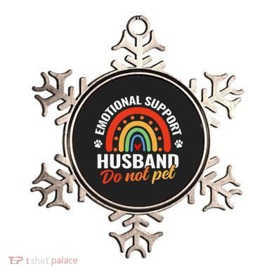 Emotional Support Husband Do Not Pet Ornament