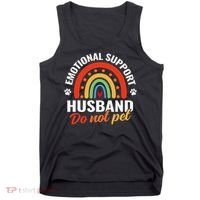 Emotional Support Husband Do Not Pet Tank Top thumb 0