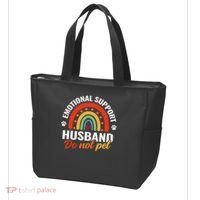 Emotional Support Husband Do Not Pet Tote Bag thumb 3