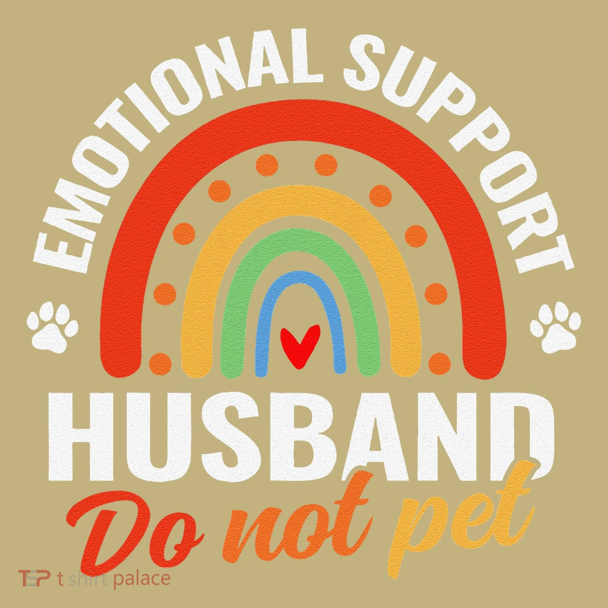 Emotional Support Husband Do Not Pet Long Sleeve Shirt