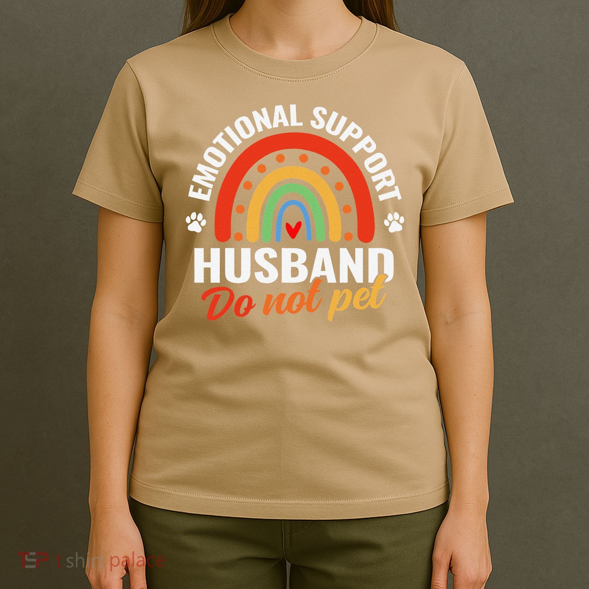 Emotional Support Husband Do Not Pet T-Shirt