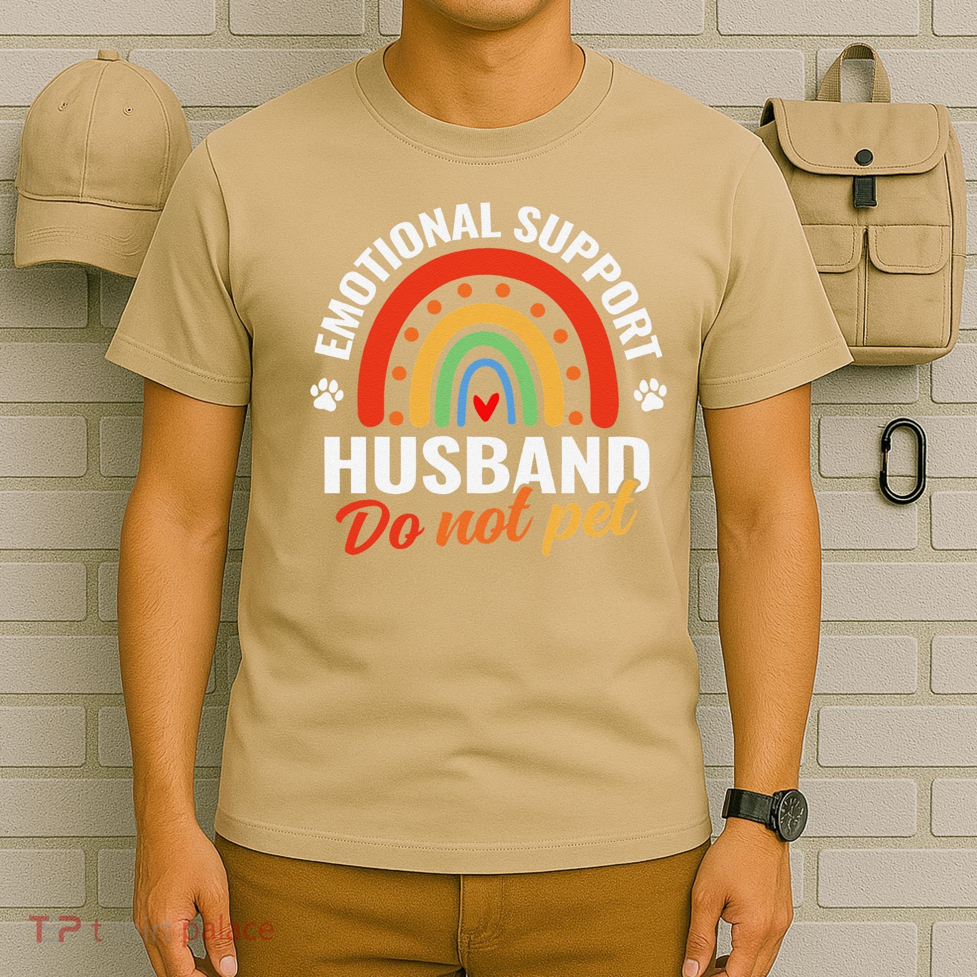 Emotional Support Husband Do Not Pet T-Shirt