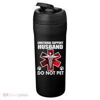 Emotional Support Husband Do Not Pet 24oz Duet Stainless Steel Tumbler thumb 3