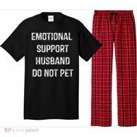 Emotional Support Husband Do Not Pet Pajama Set thumb 0