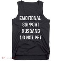 Emotional Support Husband Do Not Pet Tank Top thumb 0