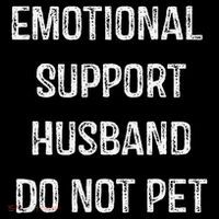 Emotional Support Husband Do Not Pet Tank Top thumb 6