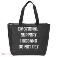 Emotional Support Husband Do Not Pet Tote Bag thumb 0
