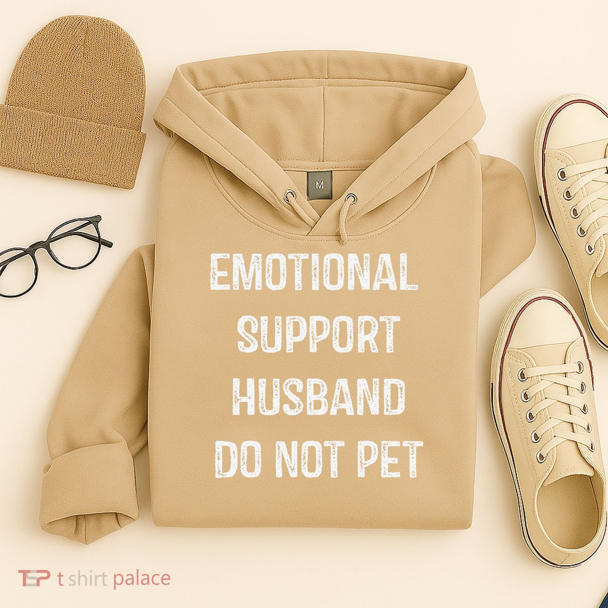 Emotional Support Husband Do Not Pet Hoodie