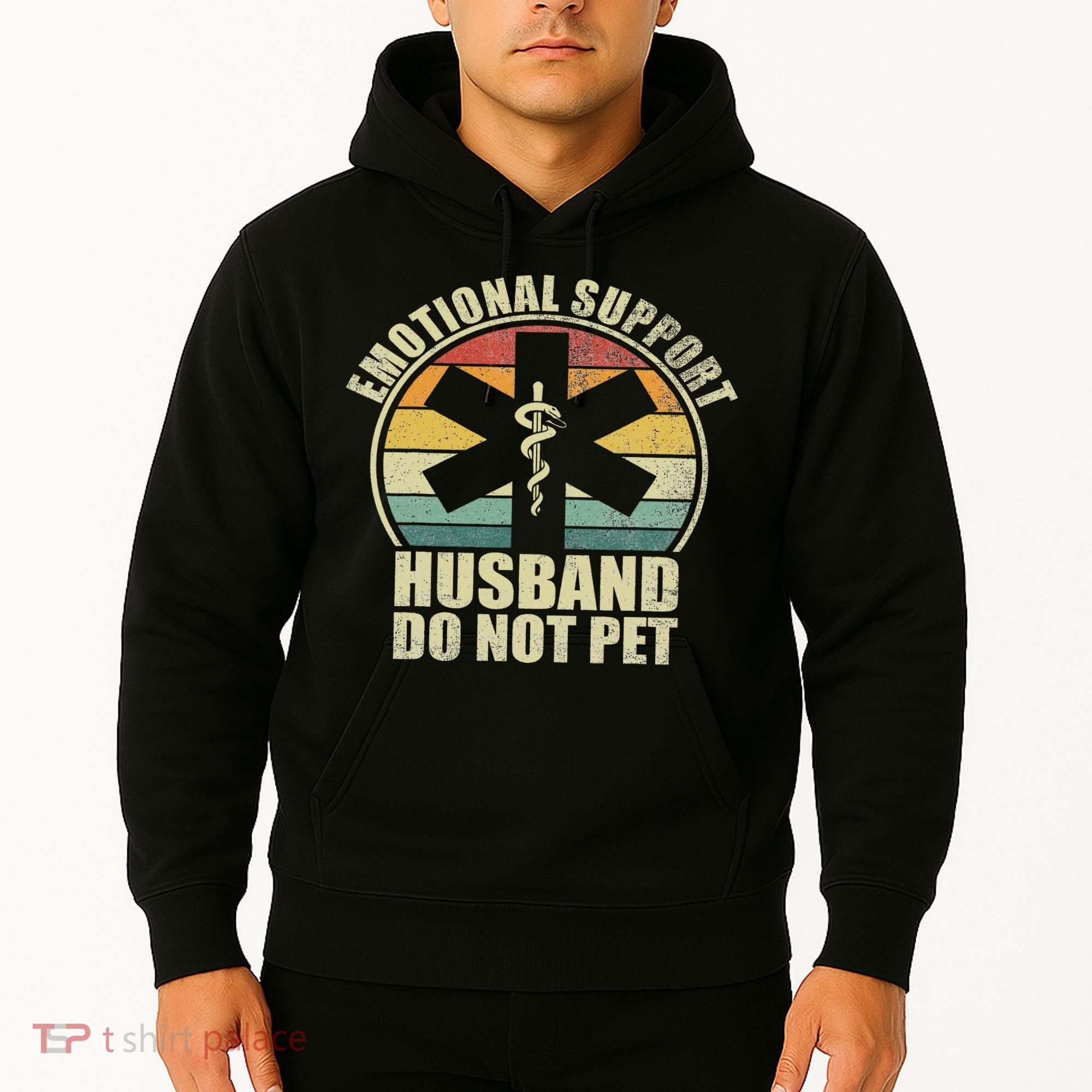 Emotional Support Husband Do Not Pet Hoodie