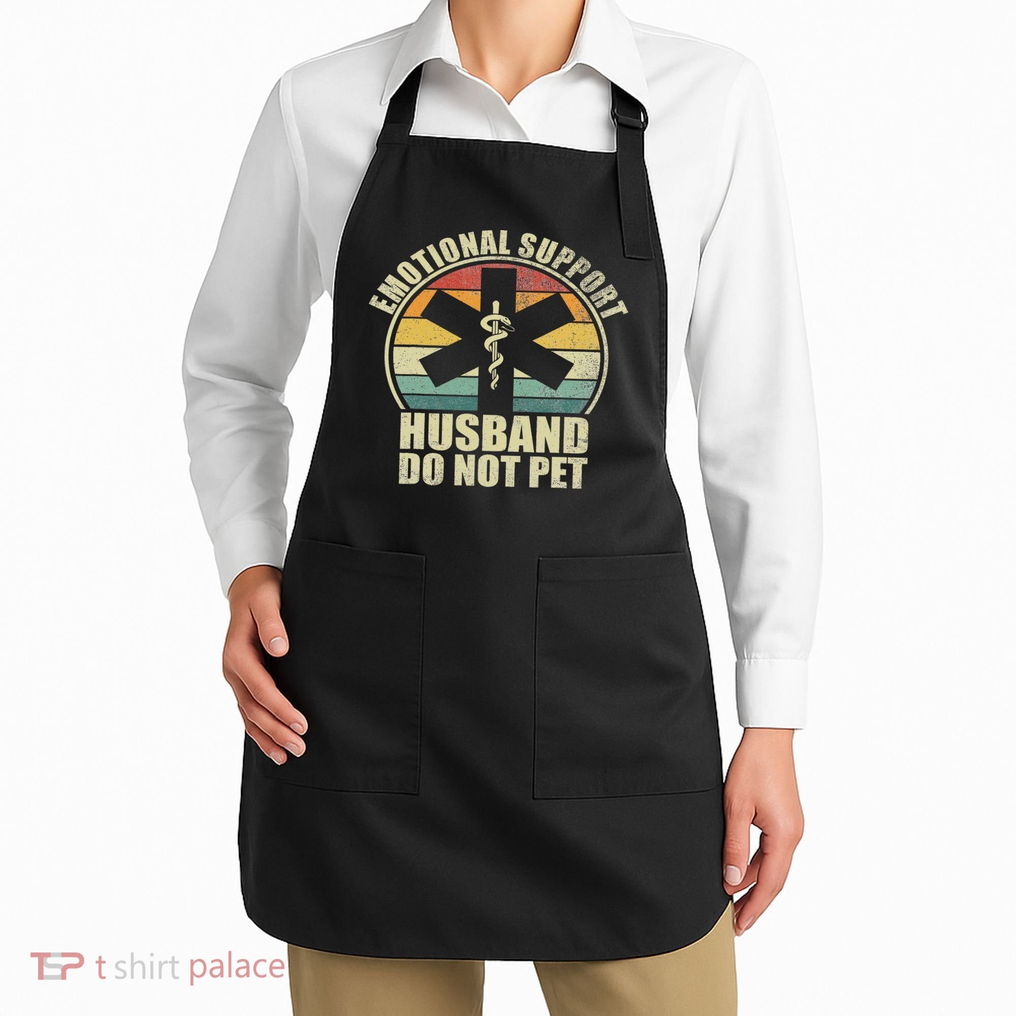 Emotional Support Husband Do Not Pet Apron