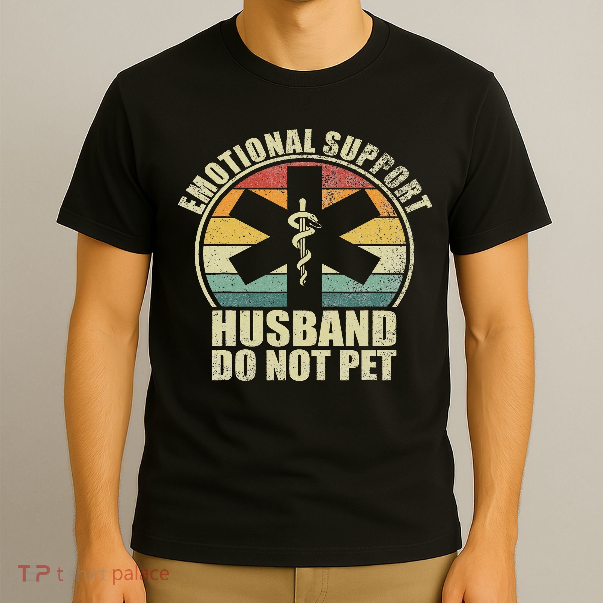 Emotional Support Husband Do Not Pet T-Shirt