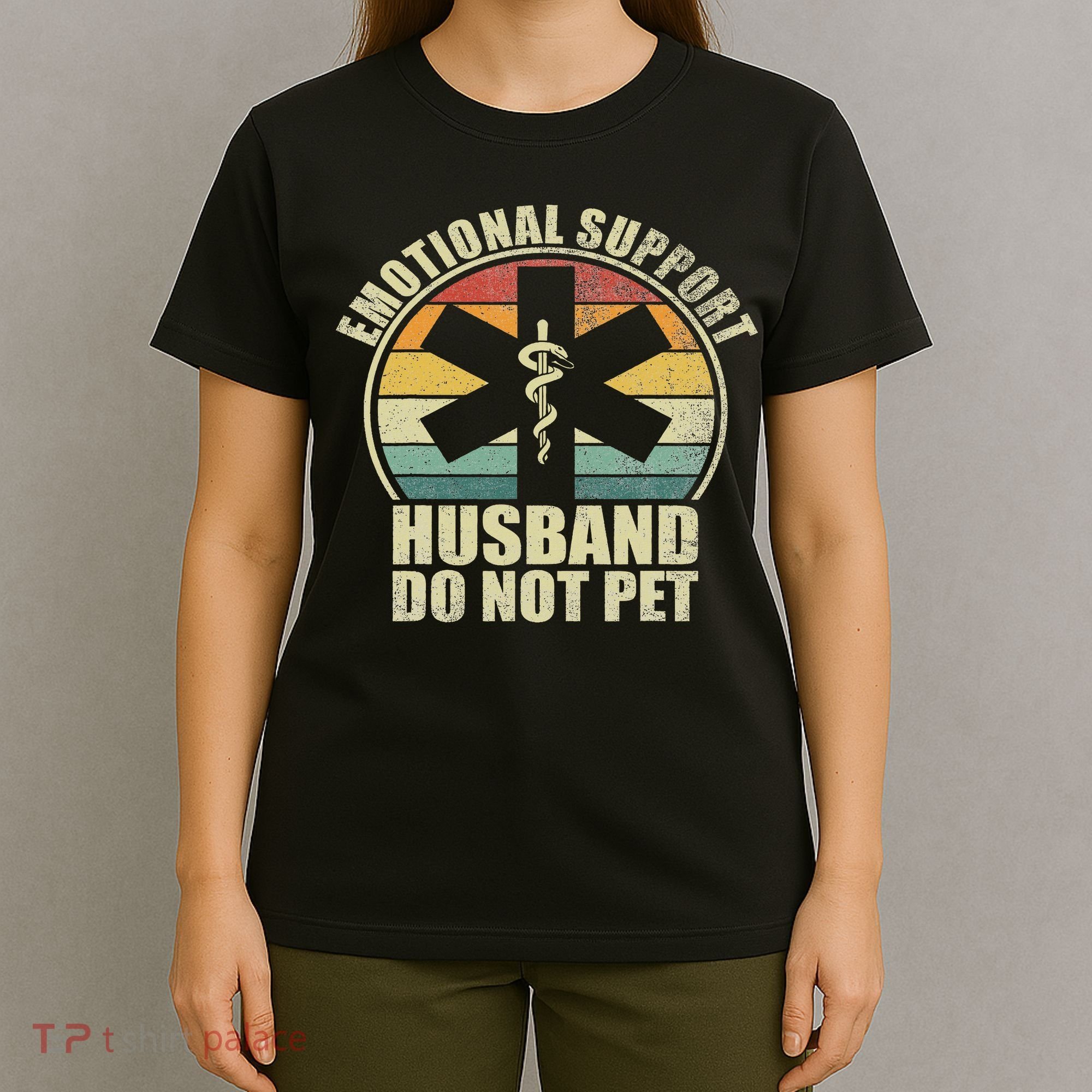 Emotional Support Husband Do Not Pet T-Shirt