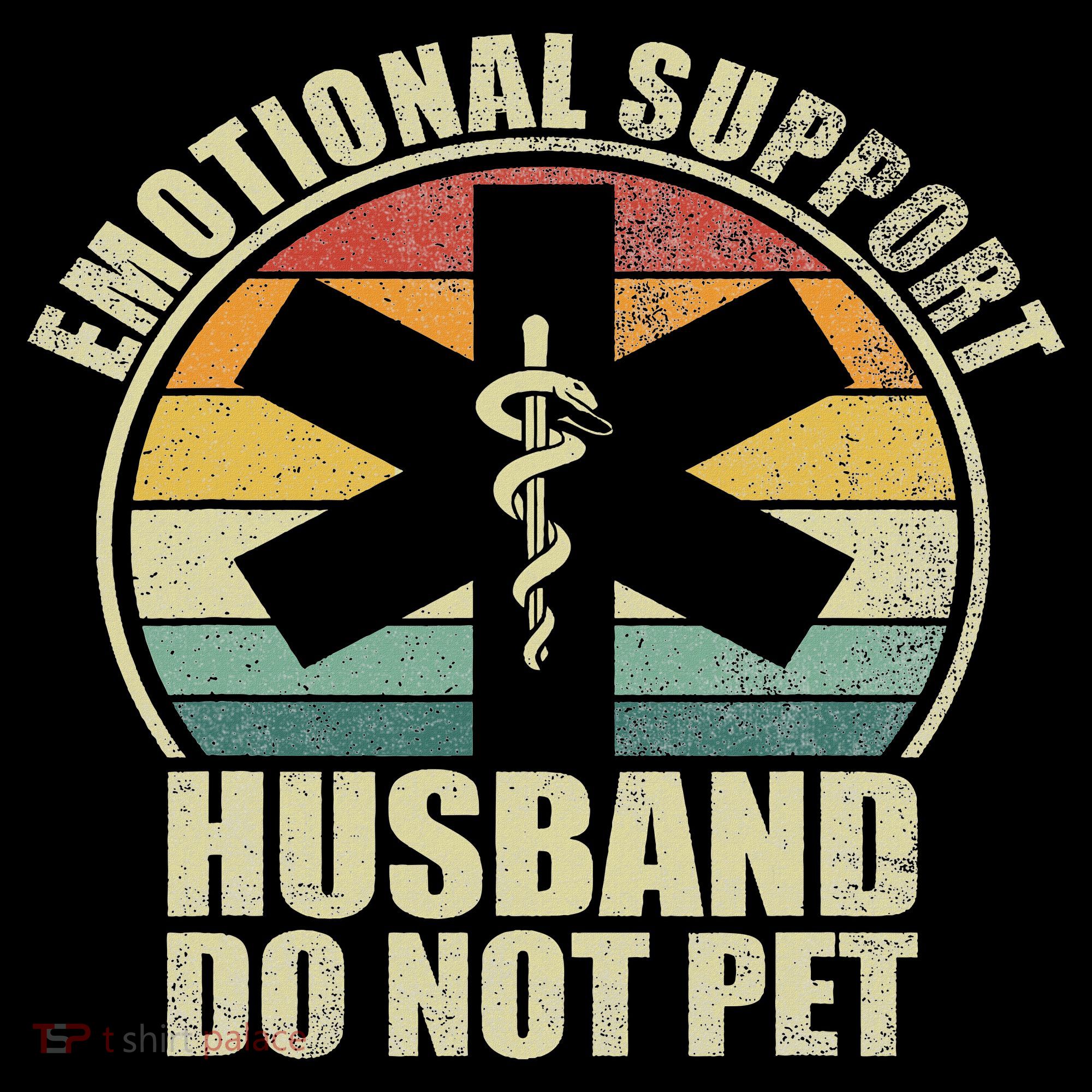 Emotional Support Husband Do Not Pet T-Shirt