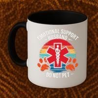 Emotional Support Husband Do Not Pet Coffee Mug thumb 2