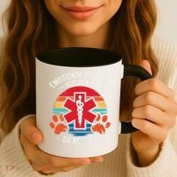 Emotional Support Husband Do Not Pet Coffee Mug thumb 3