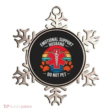 Emotional Support Husband Do Not Pet Ornament