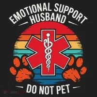 Emotional Support Husband Do Not Pet Hat thumb 2