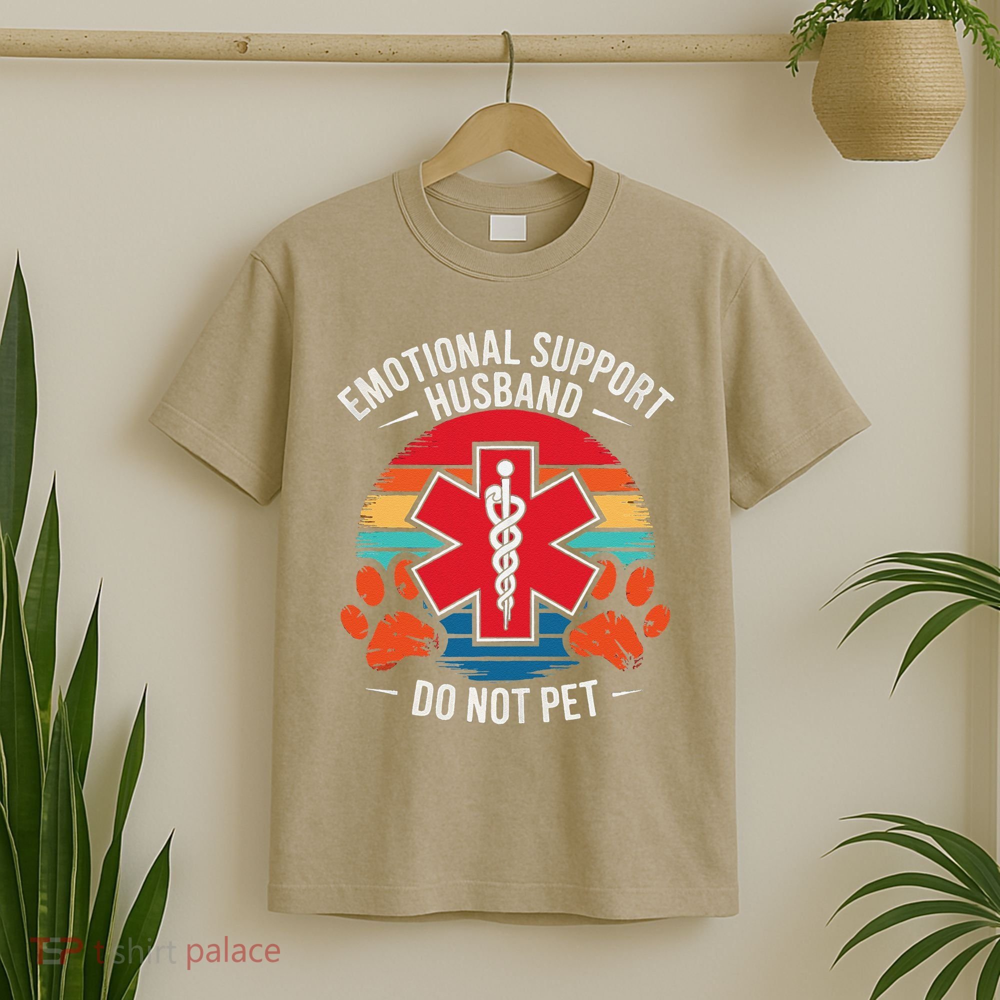 Emotional Support Husband Do Not Pet T-Shirt