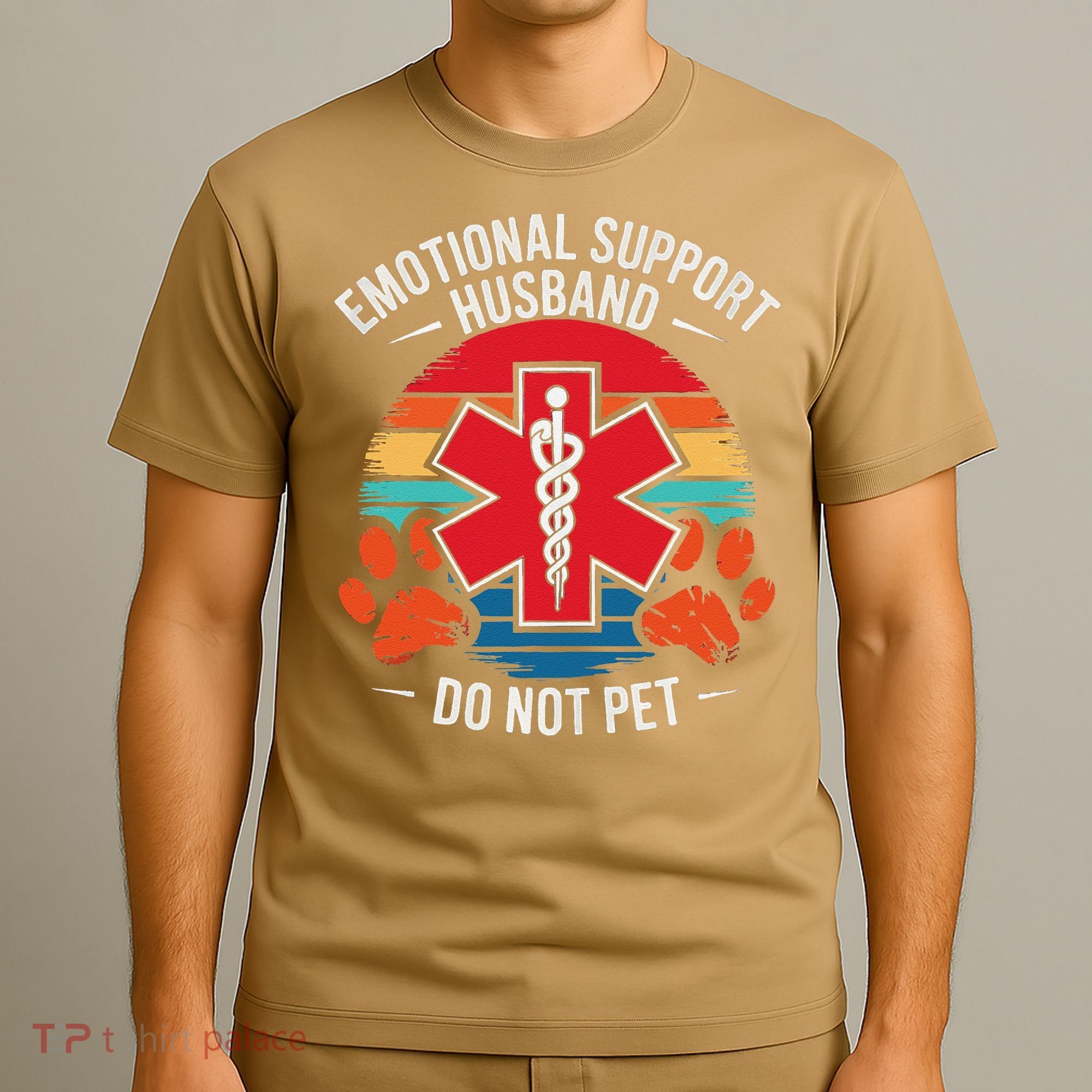 Emotional Support Husband Do Not Pet T-Shirt