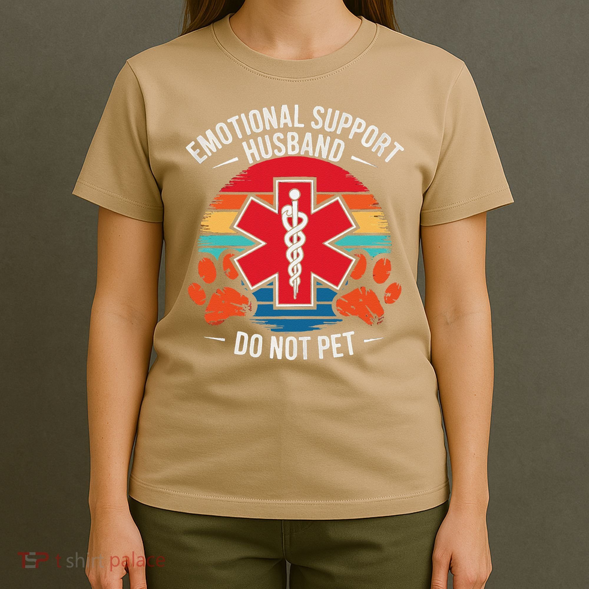 Emotional Support Husband Do Not Pet T-Shirt