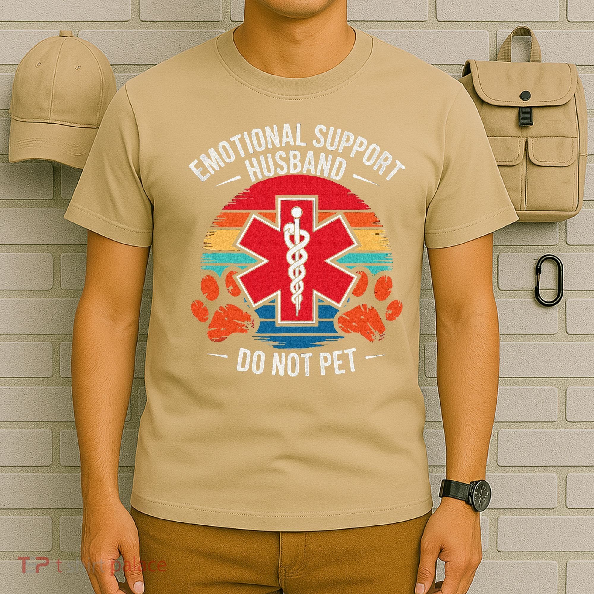 Emotional Support Husband Do Not Pet T-Shirt