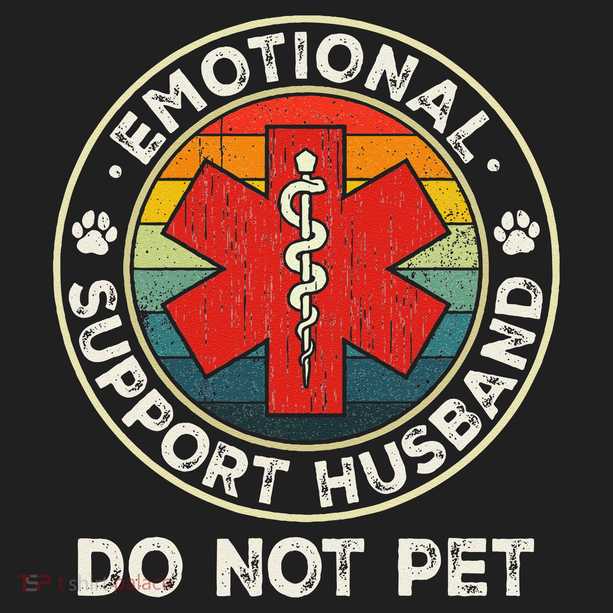 Emotional Support Husband Do Not Pet Funny Beanie
