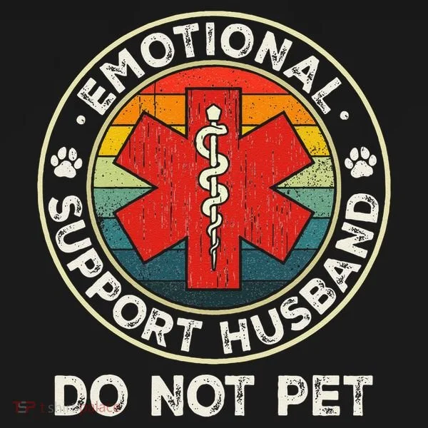 Emotional Support Husband Do Not Pet Funny Tank Top