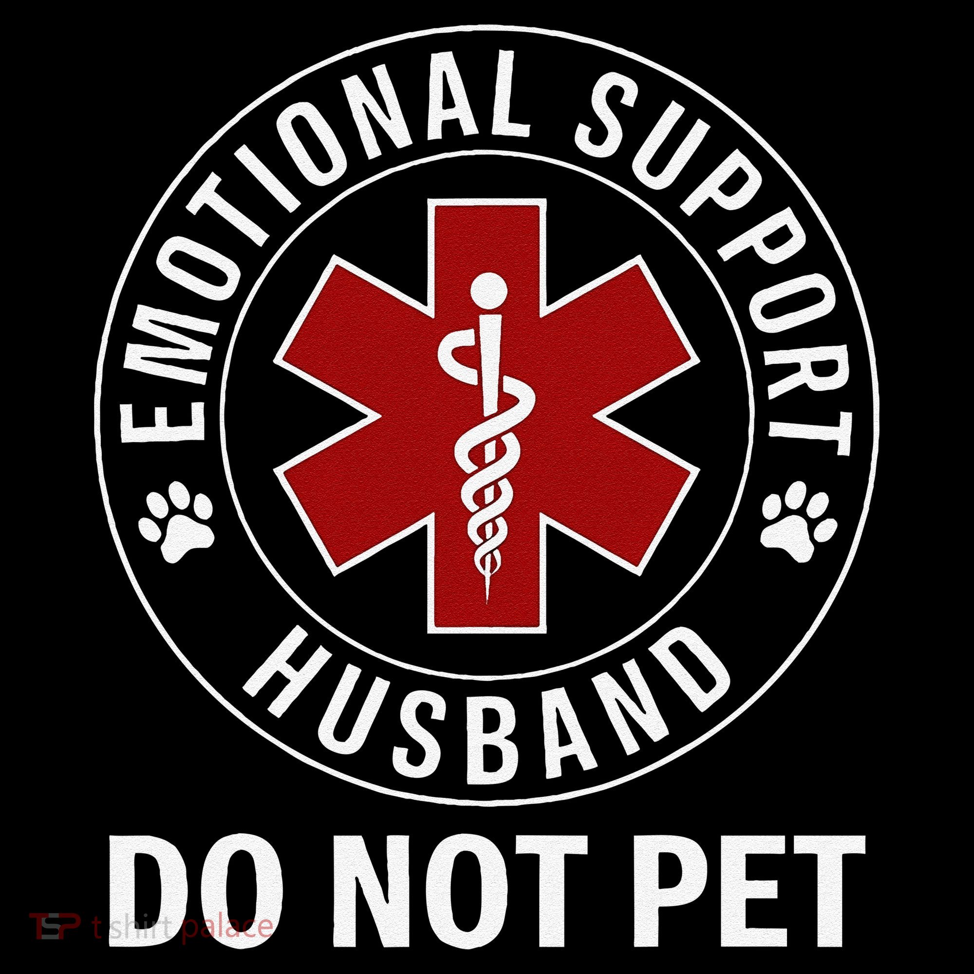 Emotional Support Husband Do Not Pet Bucket Hat