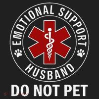 Emotional Support Husband Do Not Pet Beanie thumb 2