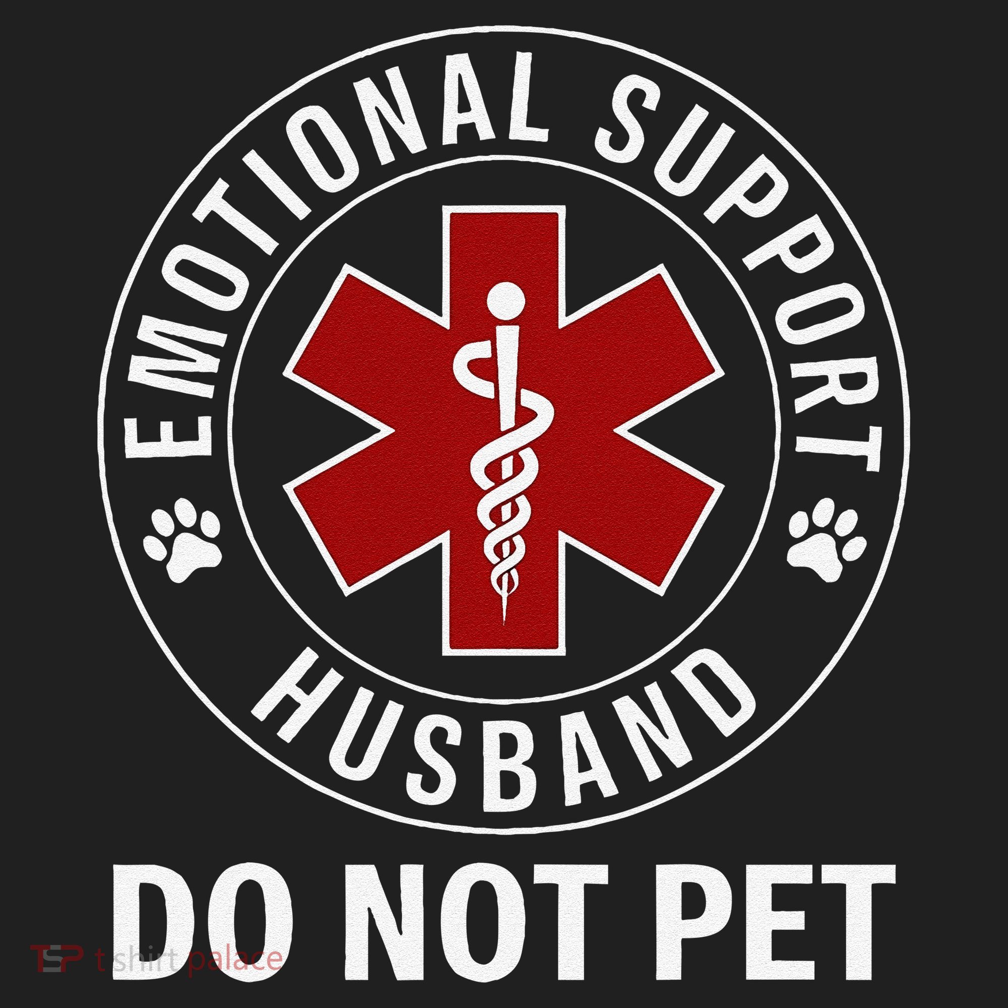 Emotional Support Husband Do Not Pet Tumbler