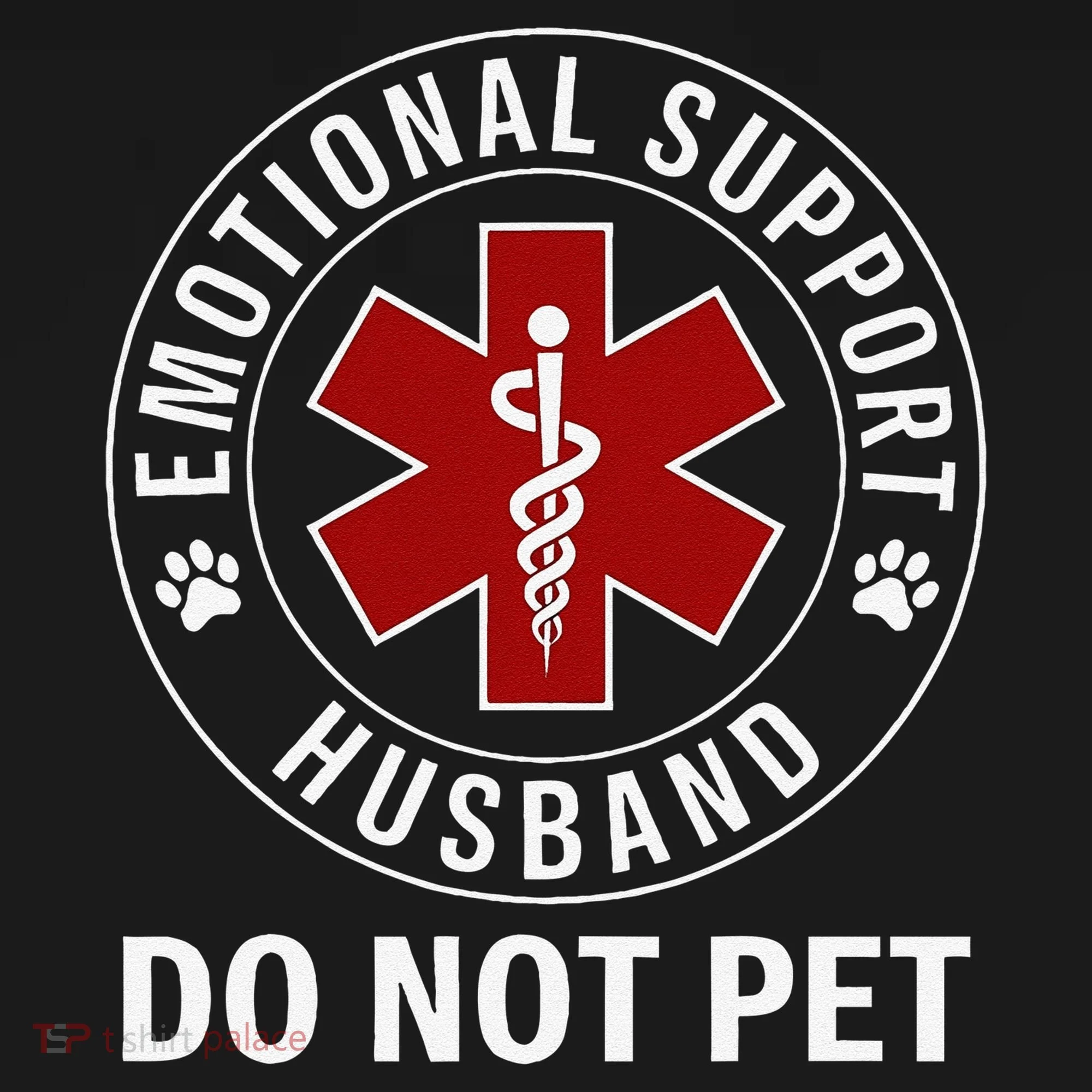 Emotional Support Husband Do Not Pet Tank Top
