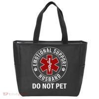 Emotional Support Husband Do Not Pet Tote Bag thumb 0