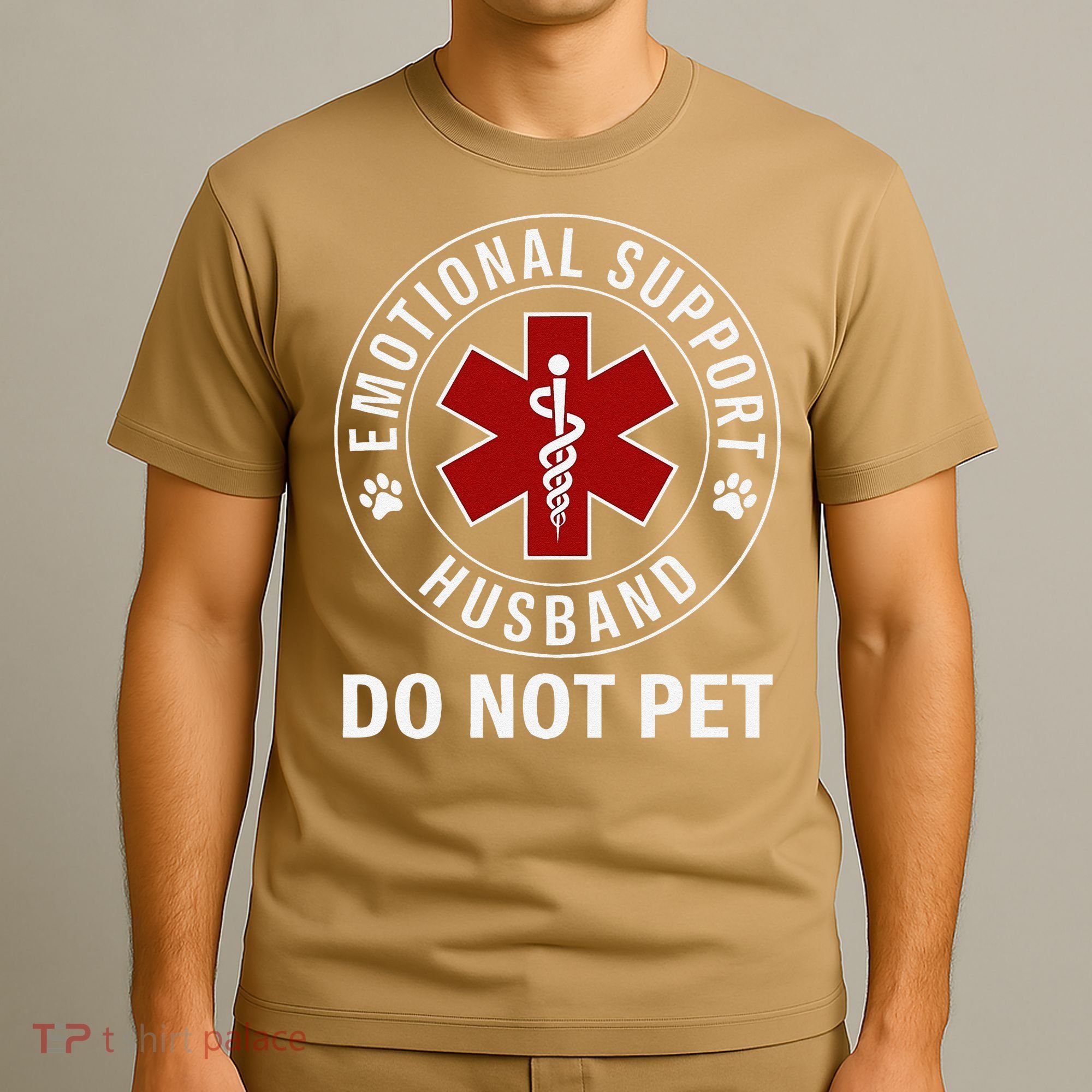 Emotional Support Husband Do Not Pet T-Shirt
