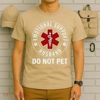 Emotional Support Husband Do Not Pet T-Shirt thumb 6