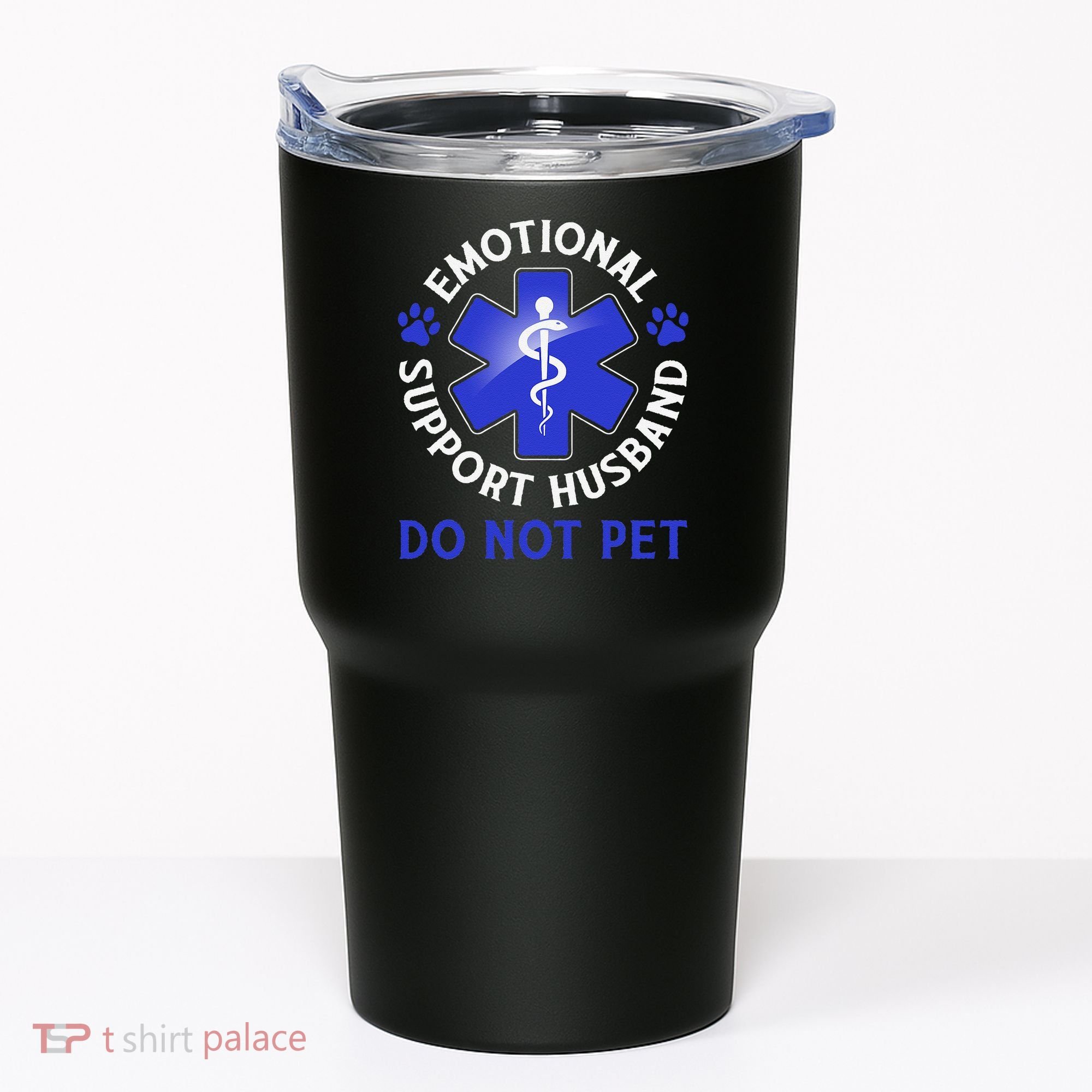 Emotional Support Husband Do Not Pet Marriage Humor Funny Tumbler
