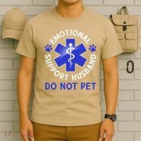 Emotional Support Husband Do Not Pet Marriage Humor Funny T-Shirt thumb 6