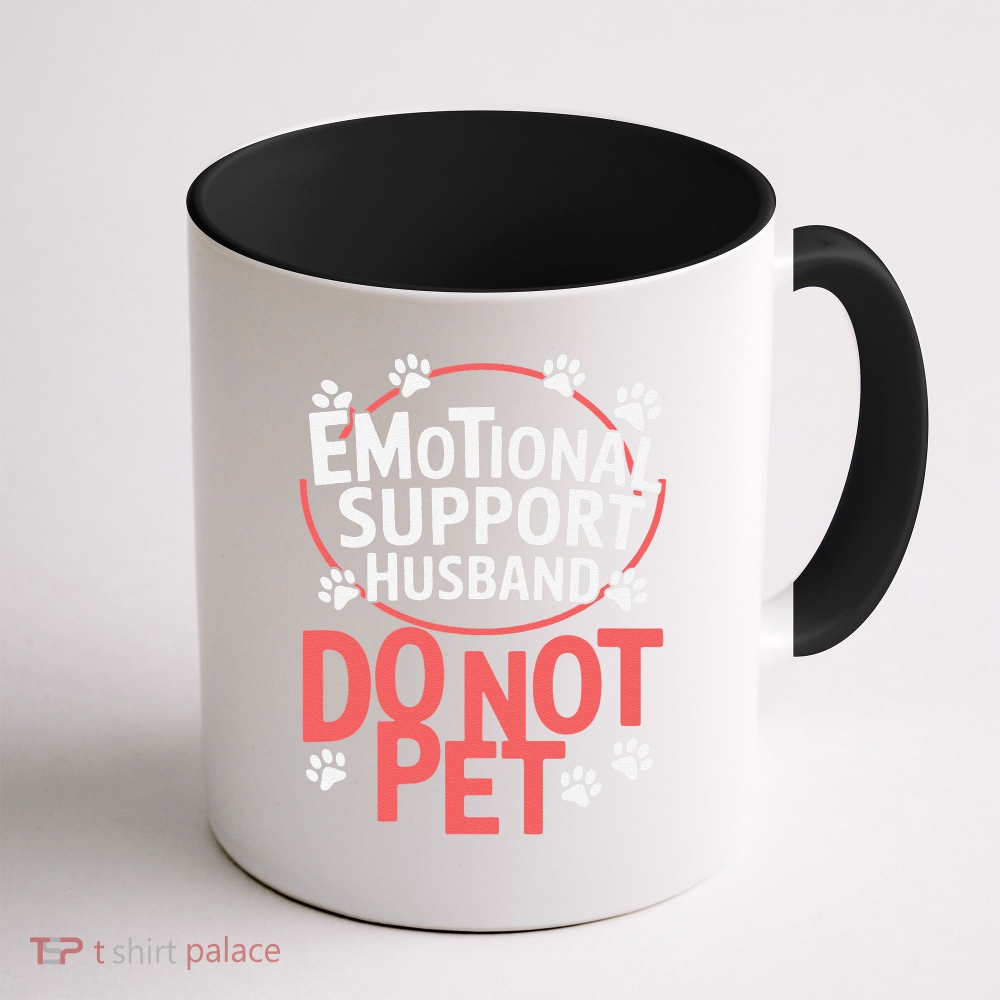 Emotional Support Husband Do Not Pet Coffee Mug