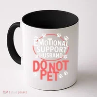 Emotional Support Husband Do Not Pet Coffee Mug thumb 0