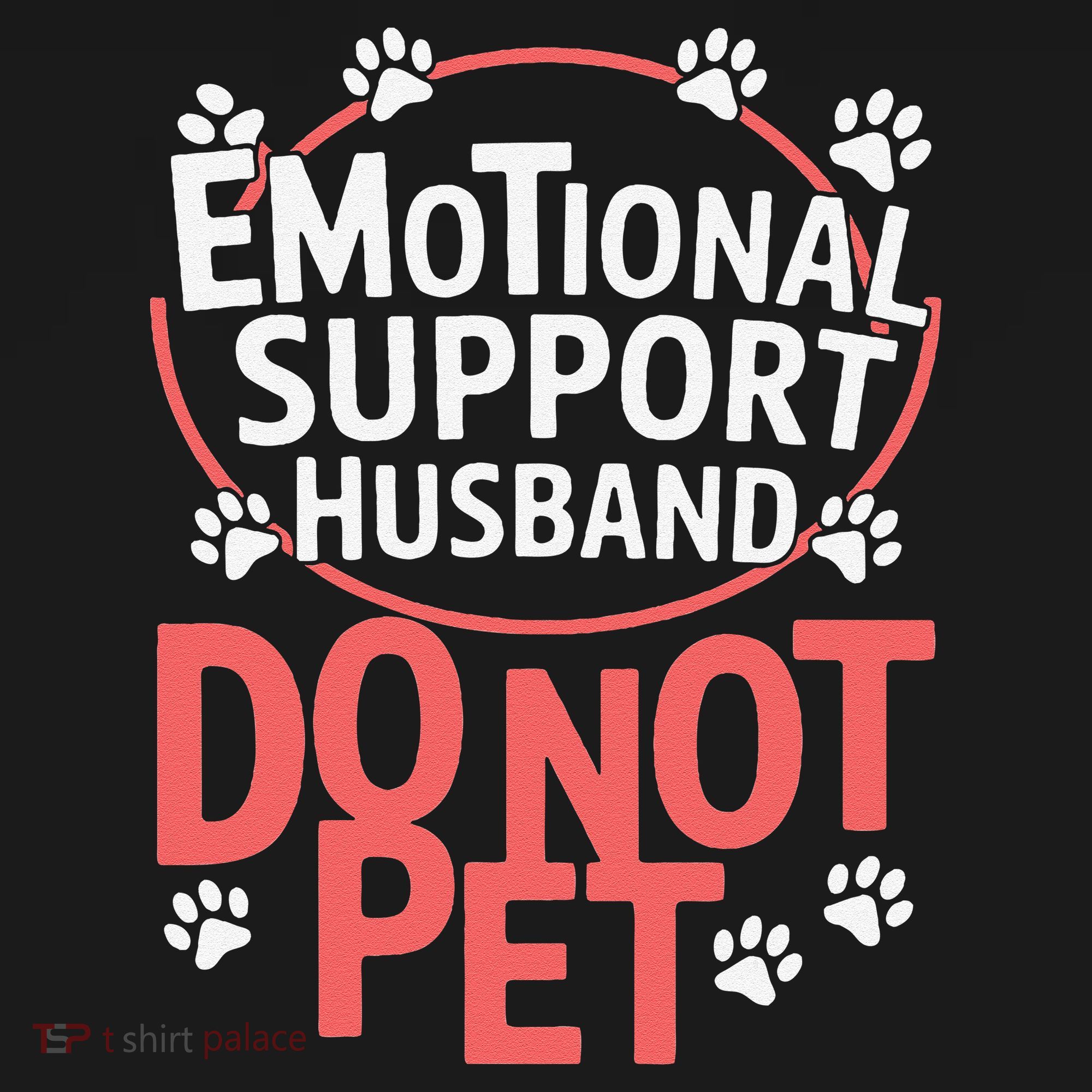 Emotional Support Husband Do Not Pet Tank Top
