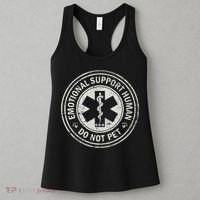 Emotional Support Human Women's Tank Top thumb 3