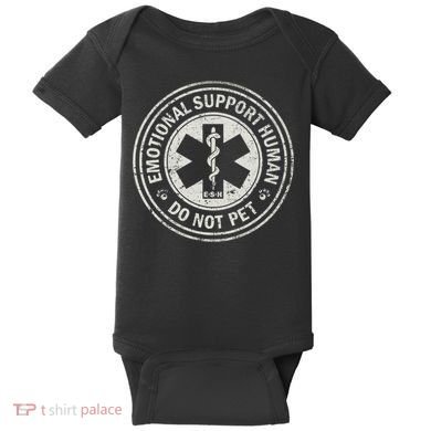 Emotional Support Human Baby Bodysuit