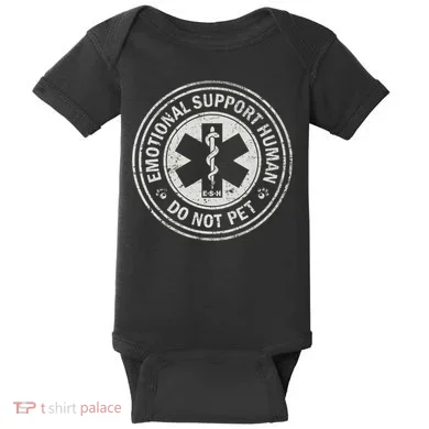 Emotional Support Human Baby Bodysuit