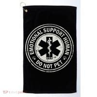 Emotional Support Human Golf Towel thumb 0
