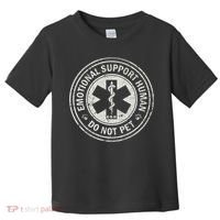 Emotional Support Human Toddler T-Shirt thumb 0