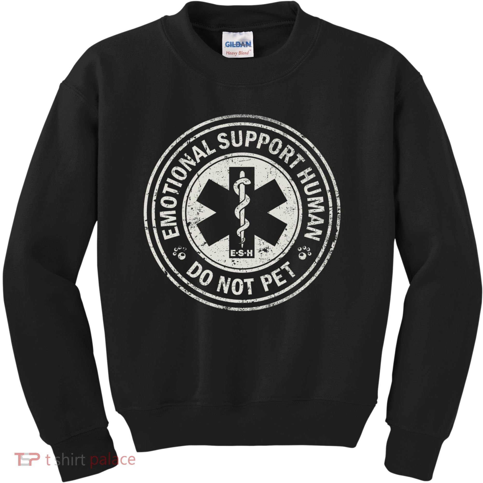 Emotional Support Human Kids Sweatshirt