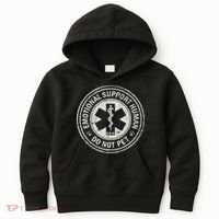 Emotional Support Human Kids Hoodie thumb 0
