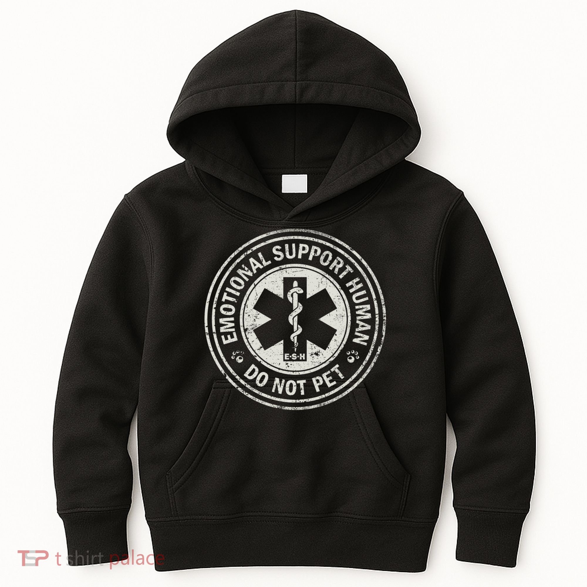 Emotional Support Human Kids Hoodie