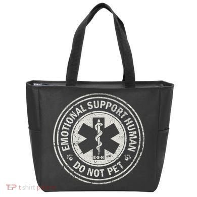 Emotional Support Human Tote Bag