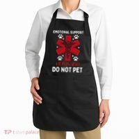 Emotional Support Husband Do Not Pet Apron thumb 2